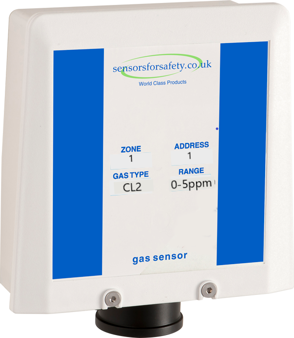 S4S Gaswarden Chlorine (Cl2) Sensor - Complete
